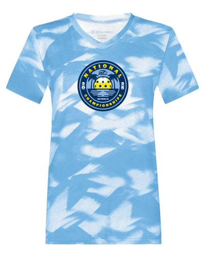 USA Pickleball Nationals Space Dye V-Neck
