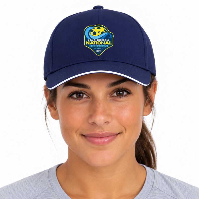 Load image into Gallery viewer, USA Pickleball National Championships 2026 Ponytail Hat
