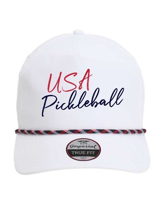USA Pickleball Scripted Rope Hat