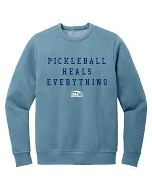 Pickleball Heals Everything Crew Neck Sweatshirt