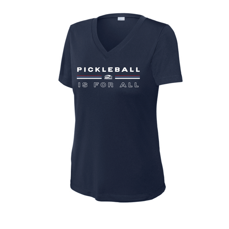 Load image into Gallery viewer, USA Pickleball is for All Sport V-Neck
