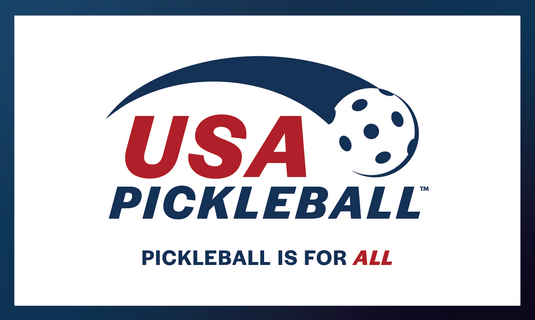 USA Pickleball 3'x5' Mesh Banner Flag