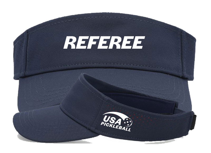 Load image into Gallery viewer, USA Pickleball Certified Referee Visor
