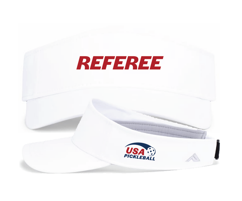 Load image into Gallery viewer, USA Pickleball Certified Referee Visor
