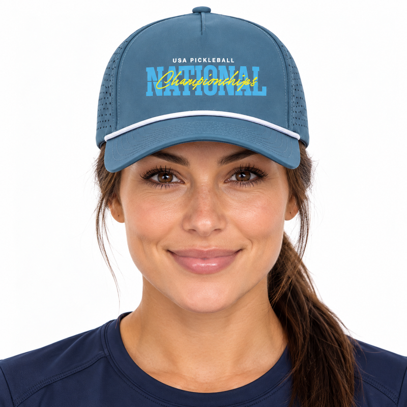 Load image into Gallery viewer, USA Pickleball National Championships Weekender Hat
