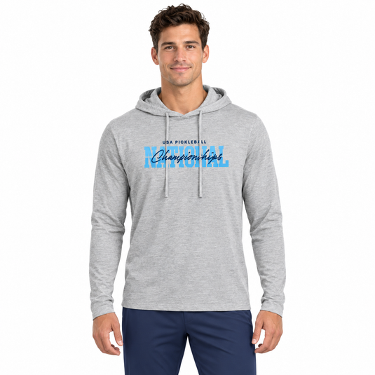 USA Pickleball Nationals Grey Triblend Hoodie