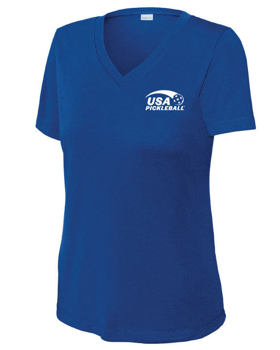 Load image into Gallery viewer, USA Pickleball Performance V-Neck
