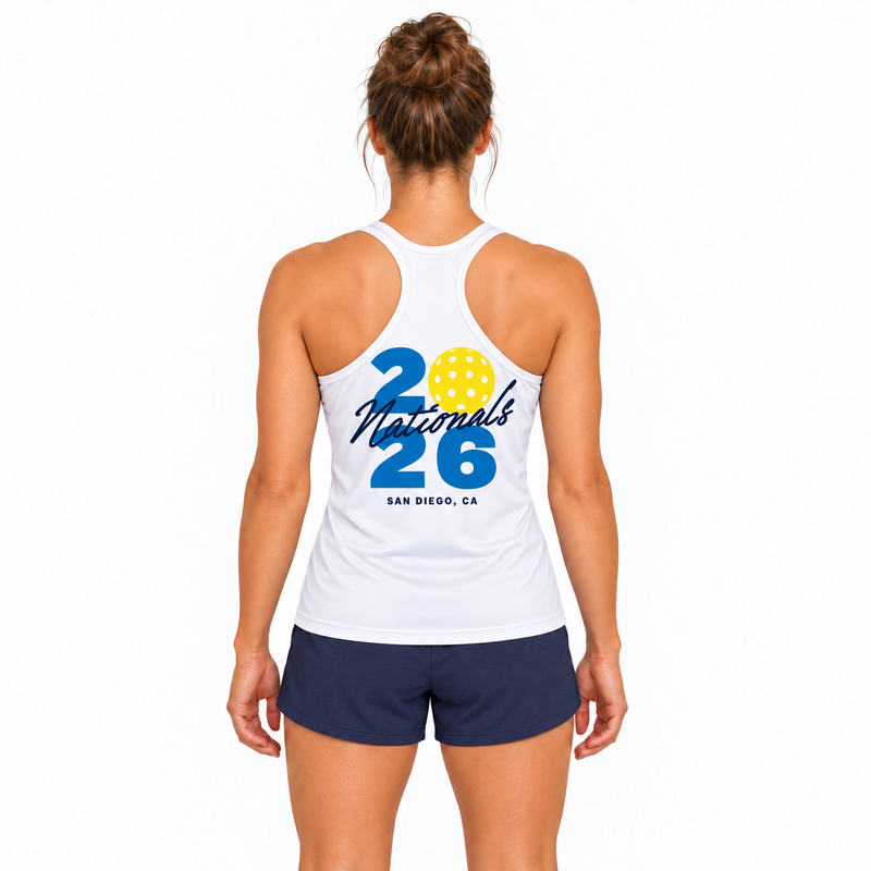 Load image into Gallery viewer, USA Pickleball Nationals 2026 Sport Racer Tank
