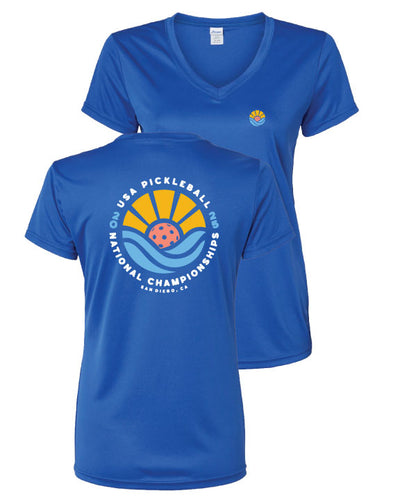 USA Pickleball Nationals Coastal Sport V-Neck