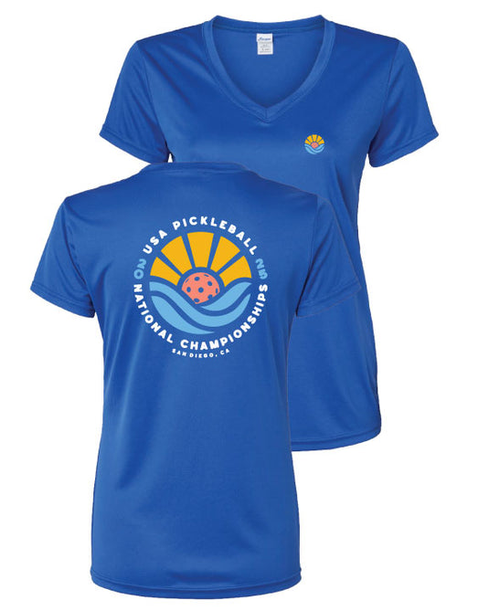 USA Pickleball Nationals Coastal Sport V-Neck